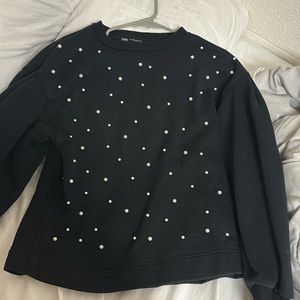Zara pearl sweater